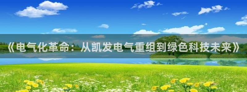 辉达娱乐平台官网登录入口：《电气化革命：从凯发电气重组到绿色科技未来》